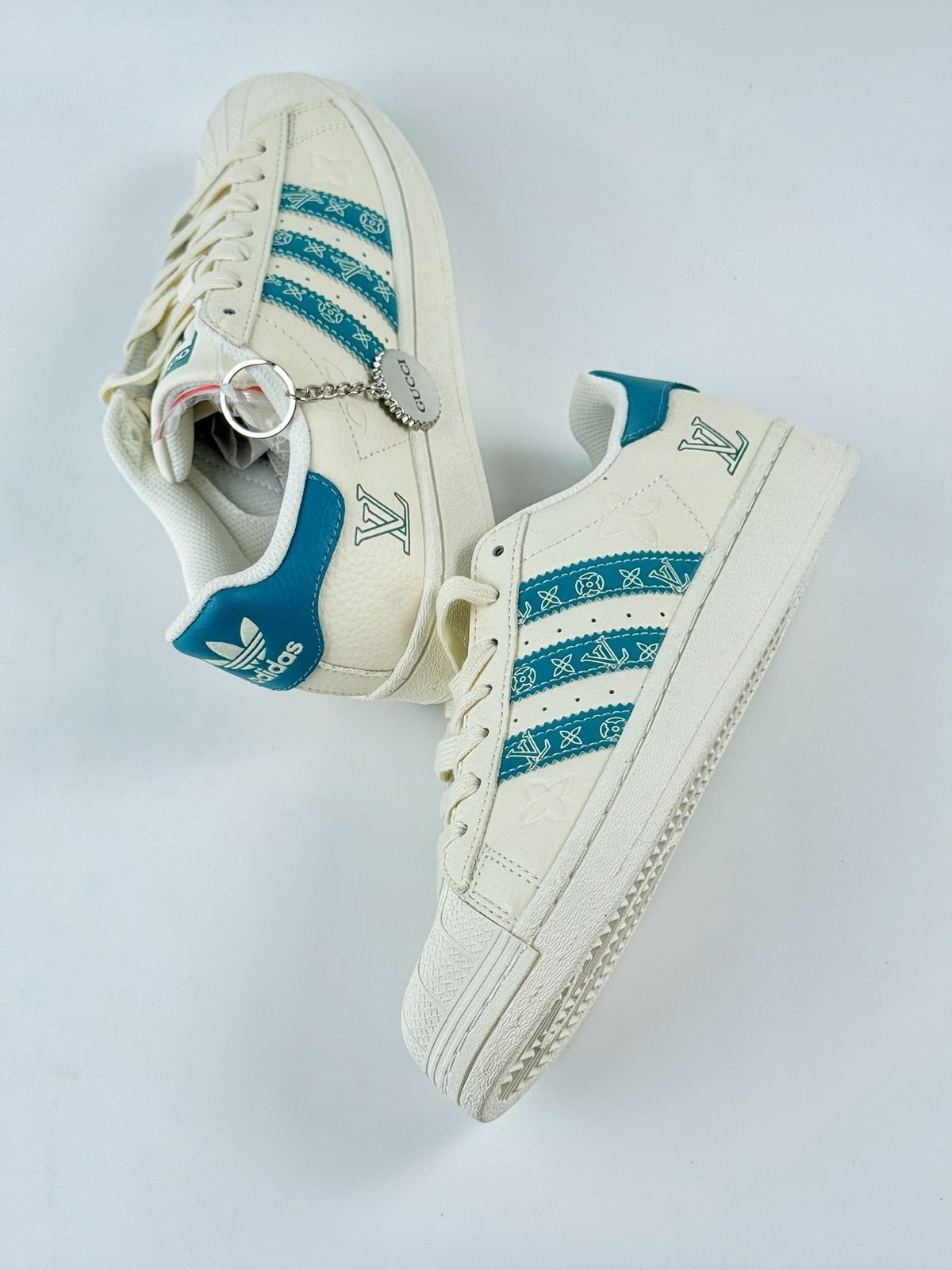 Adidas Originals Superstar x Louis Vuitton Embossed First Copy Shoes | COD India