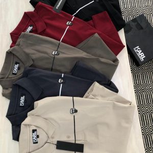 Karl Lagerfeld Premium Cotton Lycra Polo T-Shirt First Copy | AAA+ Replica Polo