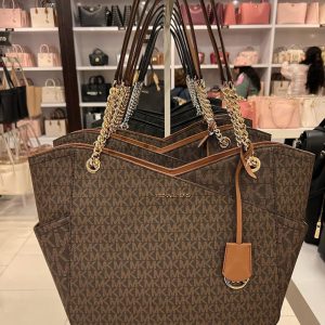 Michael Kors Jet Set Large Logo Shoulder Bag First Copy | Chain Strap