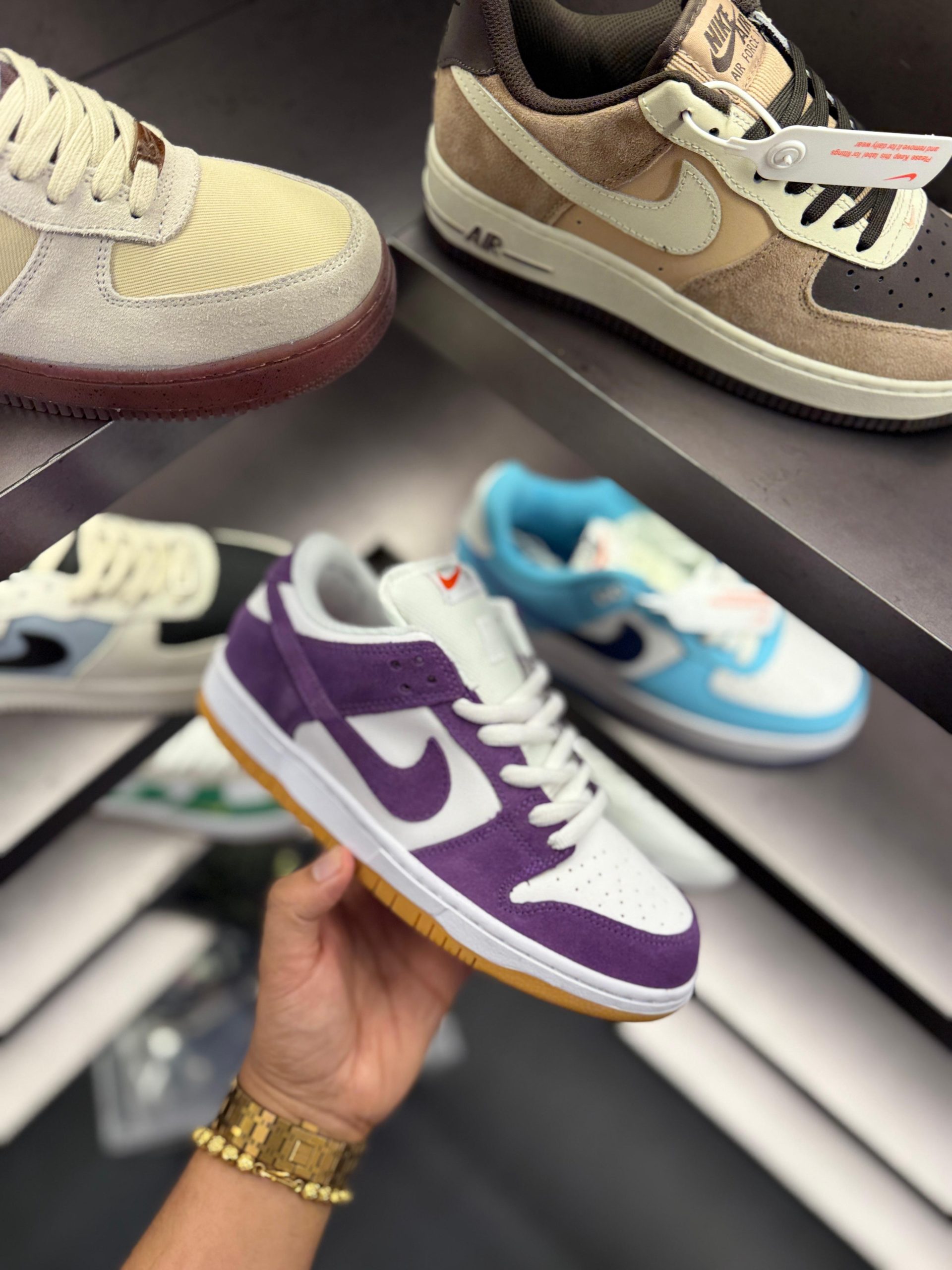 Nike Dunk Low Court Purple First Copy Shoes | COD India - Image 6