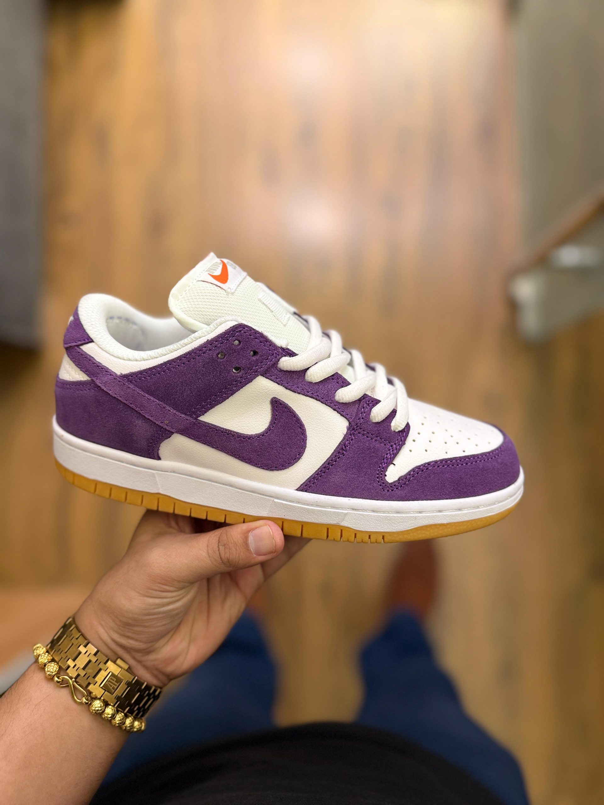 Nike Dunk Low Court Purple First Copy Shoes | COD India - Image 2
