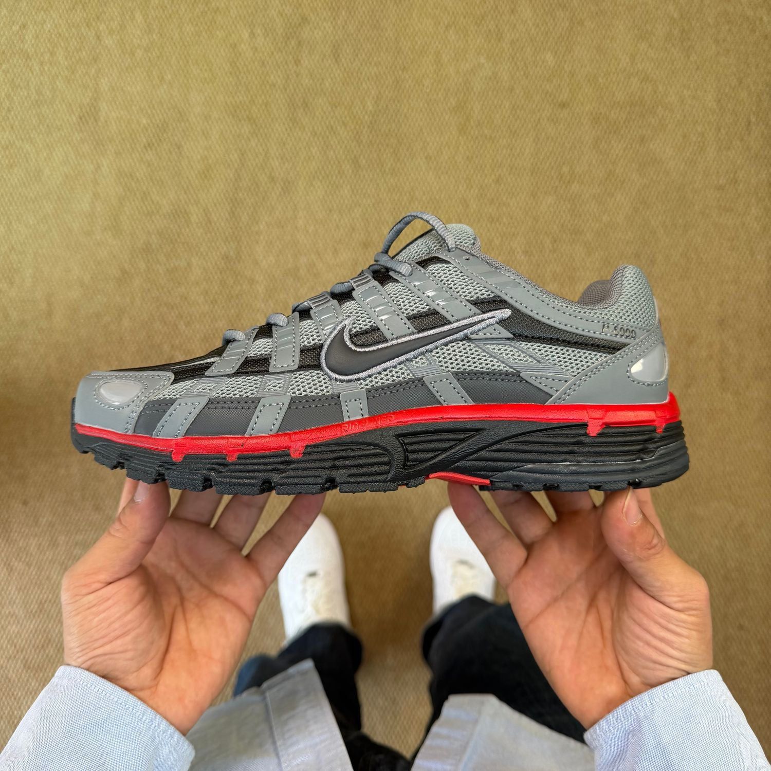 Nike P-6000 Trainer First Copy Shoes — Grey Red Black | COD India - Image 6