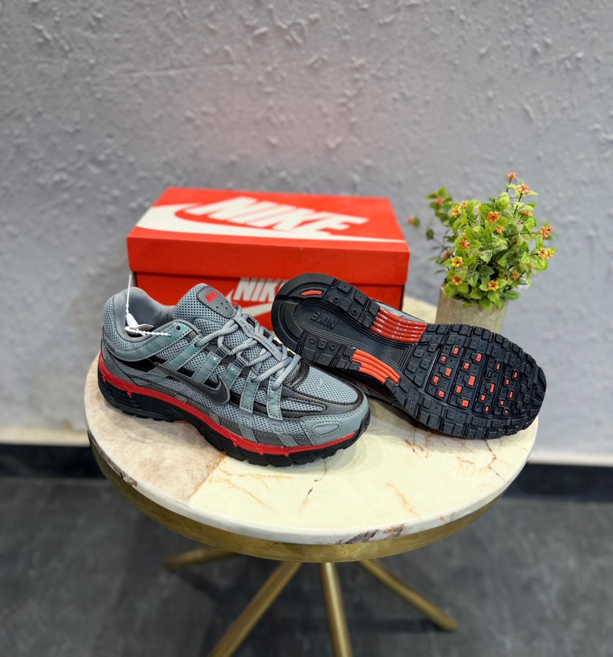 Nike P-6000 Trainer First Copy Shoes — Grey Red Black | COD India - Image 9