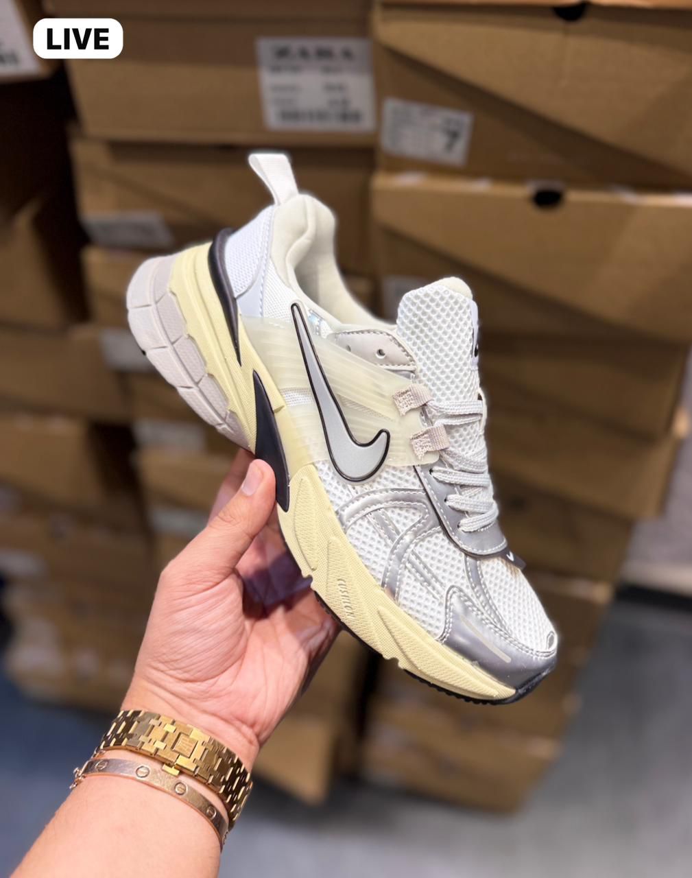 Nike V2K Run Metallic First Copy Shoes For Girls | COD India - Image 9