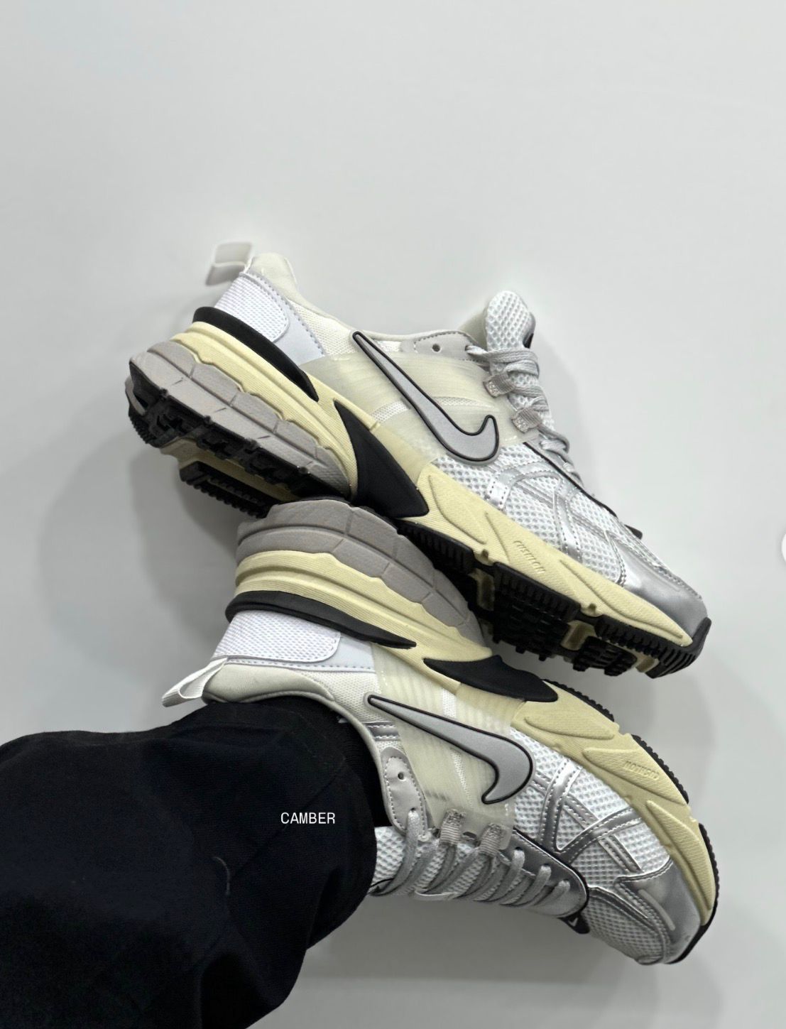 Nike V2K Run Metallic First Copy Shoes For Girls | COD India