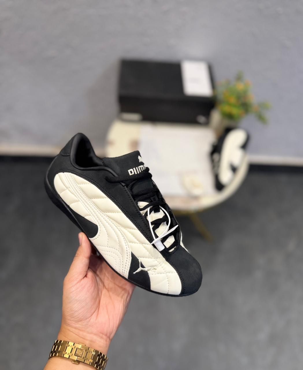 Puma Speedcat Quilted Plus First Copy Shoes — Black | COD India - Image 2