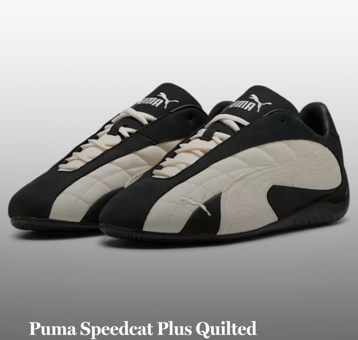 Puma Speedcat Quilted Plus First Copy Shoes — Black | COD India - Image 4