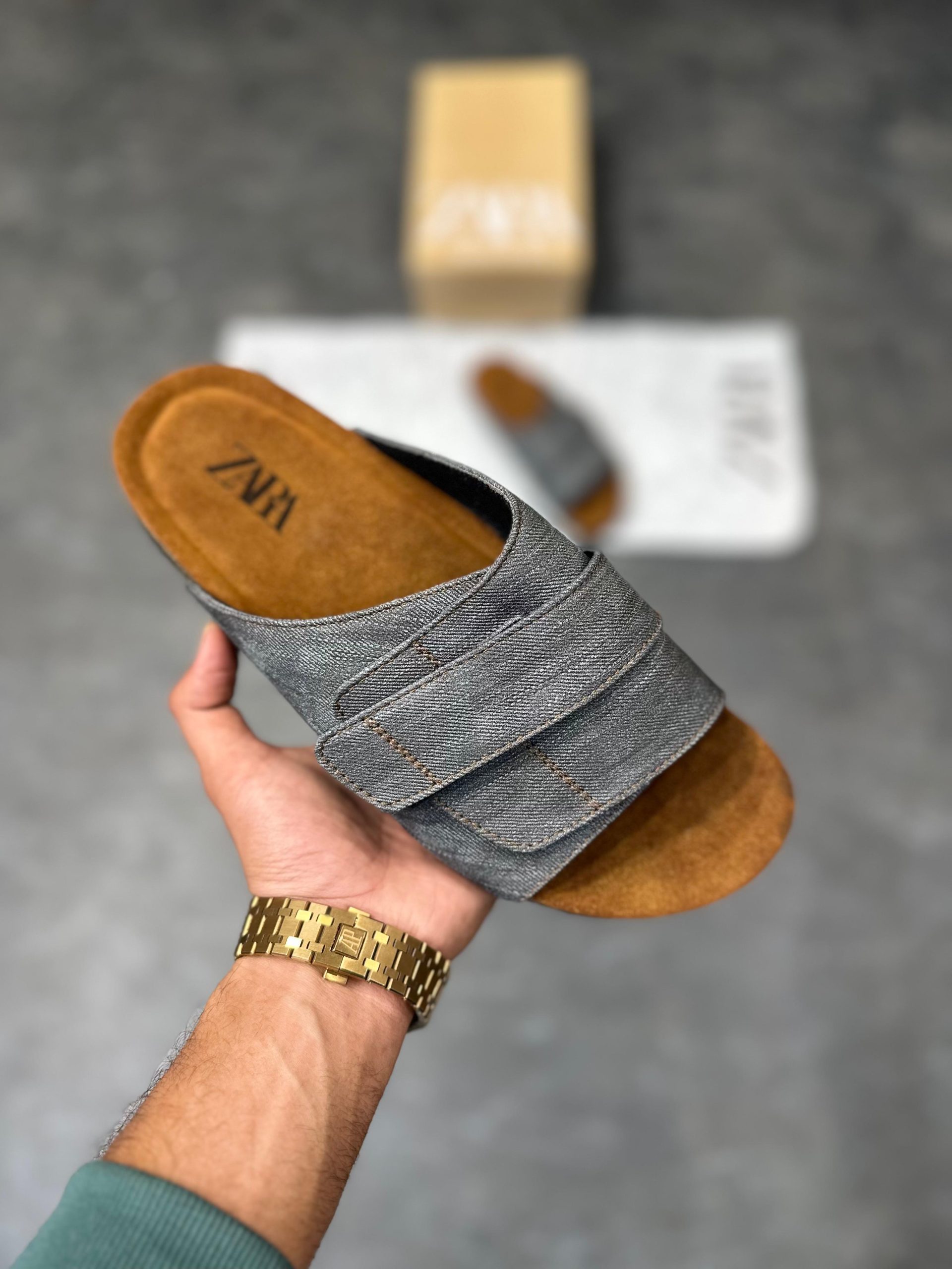 Zara Denim Mules Blue First Copy — Men's | COD India - Image 6