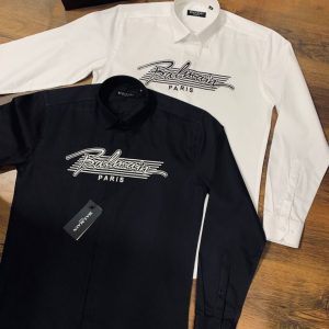 FIRST COPY BALMAIN PREMIUM STORE ARTICAL HIGH QUALITY COTTON LYCRA SHIRTS