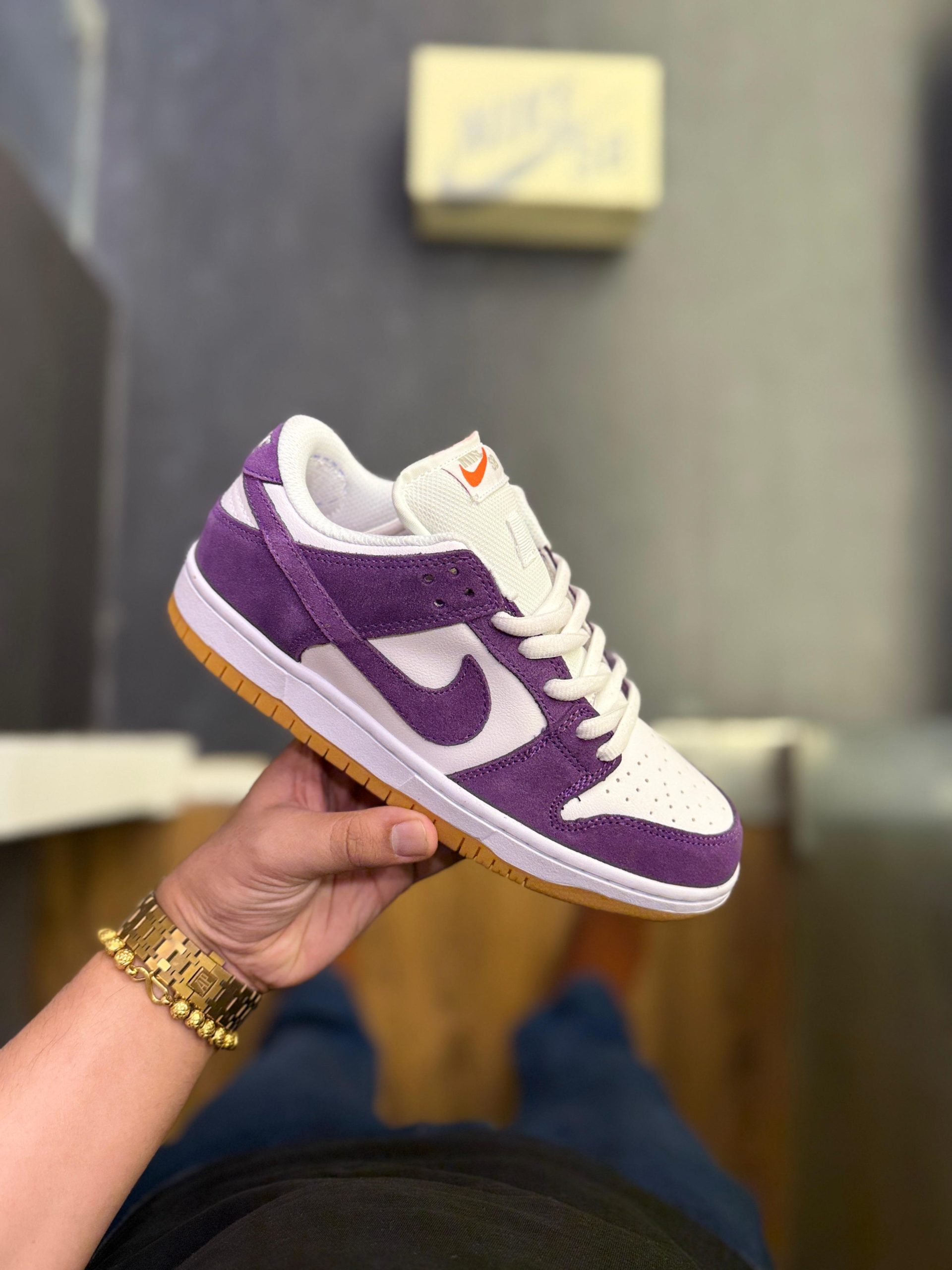 FIRST COPY Nike Dunk Low Court Purple - Image 3