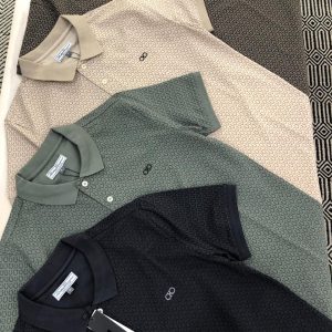 First Copy Ferragamo Premium Lycra Polo T-Shirt for Men — 7A Quality Replica