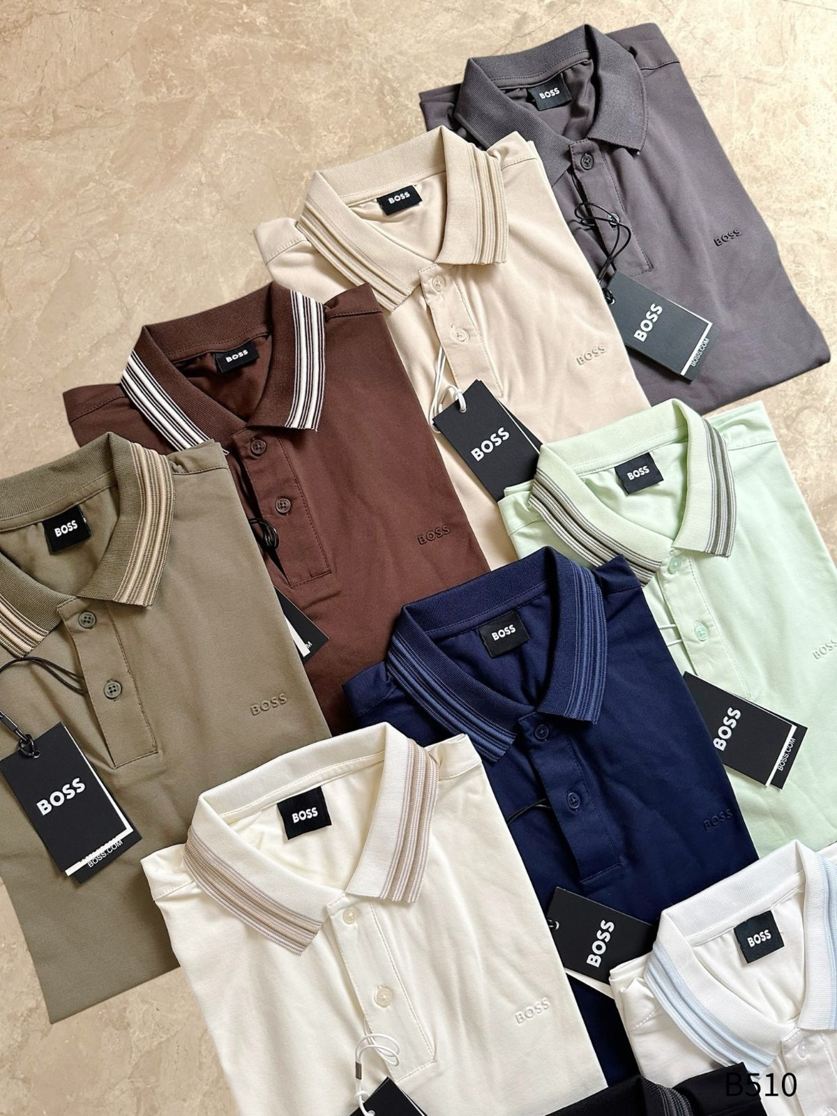 Hugo Boss Imported Quality Exclusive Half Sleeve Polo Tees First Copy | AAA+ Replica - Image 4