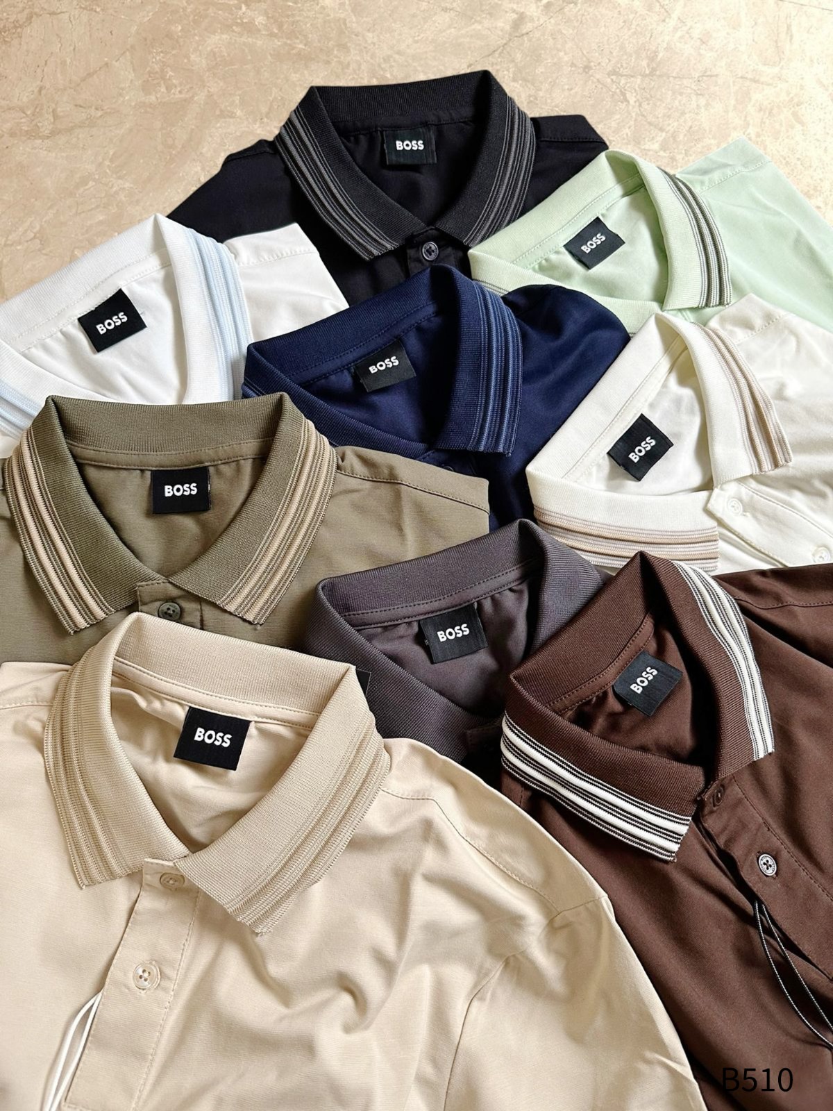 Hugo Boss Imported Quality Exclusive Half Sleeve Polo Tees First Copy | AAA+ Replica - Image 20
