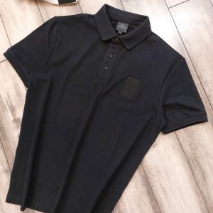 Armani Exchange Imported Exclusive Half Sleeve Polo Tee Blue First Copy | AAA+ Replica