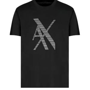 Armani Very Premium Cotton Lycra Round Neck Blue Printed T-Shirt First Copy | AAA+ Replica