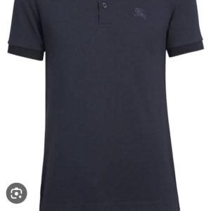 Burberry Premium Cotton Lycra Polo T-Shirt Black First Copy | AAA+ Replica