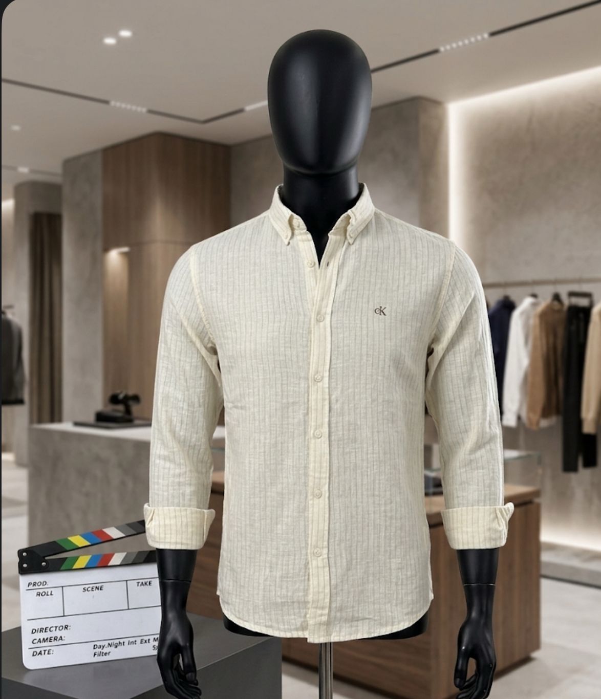 Calvin Klein Imported Original Cotton Linen Premium Shirt First Copy | AAA+ Replica 6 Colors
