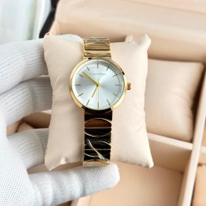 CK Calvin Klein White Dial Gold Chain Watch First Copy | 7A Quality Replica