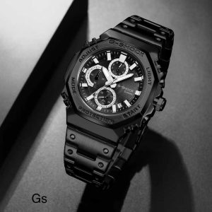 G-Shock Chronograph All Black Watch First Copy | AAA+ Replica