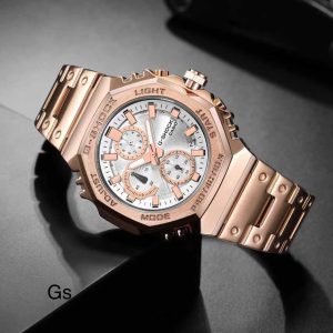 G-Shock Chronograph White Dial Copper Watch First Copy | AAA+ Replica