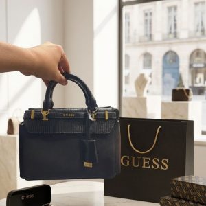 Guess Sestri Luxury Satchel Bag Blue First Copy | 12@ High End Replica
