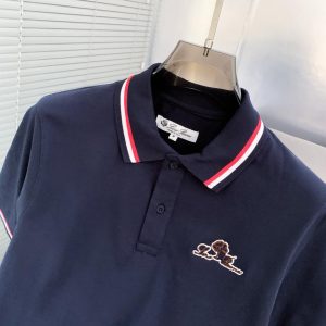 Loro Piana Imported Quality Exclusive Polo Tee Blue First Copy | AAA+ Replica