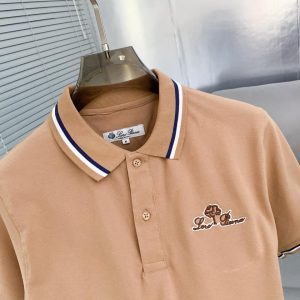 Loro Piana Imported Quality Exclusive Polo Tee Brown First Copy | AAA+ Replica