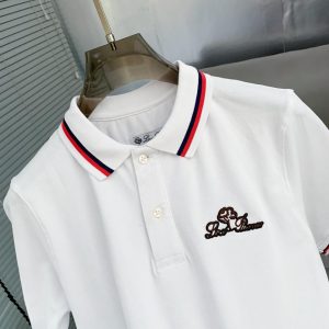 Loro Piana Imported Quality Exclusive Polo Tee White First Copy | AAA+ Replica