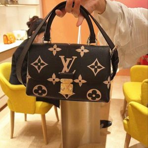 Louis Vuitton Madeleine BB Top Handle Black First Copy | AAA+ Replica Designer Bag