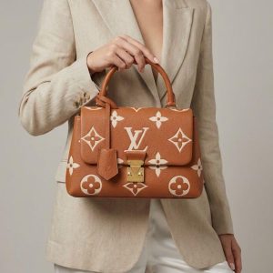 Louis Vuitton Madeleine BB Top Handle Orange First Copy | AAA+ Replica Designer Bag