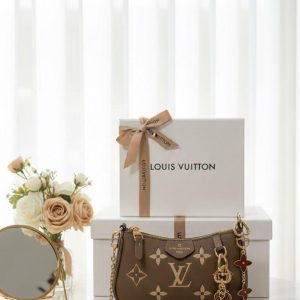 Louis Vuitton Monogram Empreinte Leather Bag Apricot First Copy | AAA+ Replica
