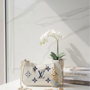 Louis Vuitton Monogram Empreinte Leather Bag Purple First Copy | AAA+ Replica