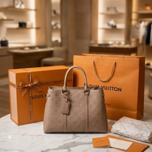 Louis Vuitton Soufflot MM Monogram Medium Handbag Cream First Copy | AAA+ Replica