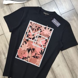 Michael Kors Premium Round Neck T-Shirt Printed Black First Copy | AAA+ Replica