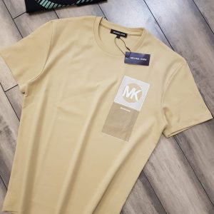 Michael Kors Premium Round Neck T-Shirt Yellow First Copy | AAA+ Replica