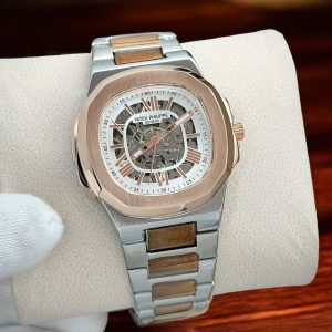 Patek Philippe Black Dial Gold Watch First Copy | AAA+ Replica