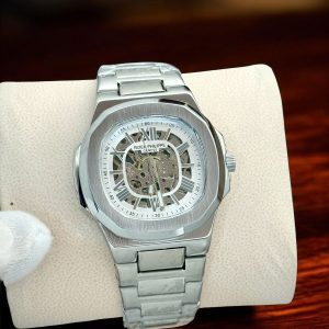 Patek Philippe Silver Dial Silver Watch First Copy | AAA+ Replica