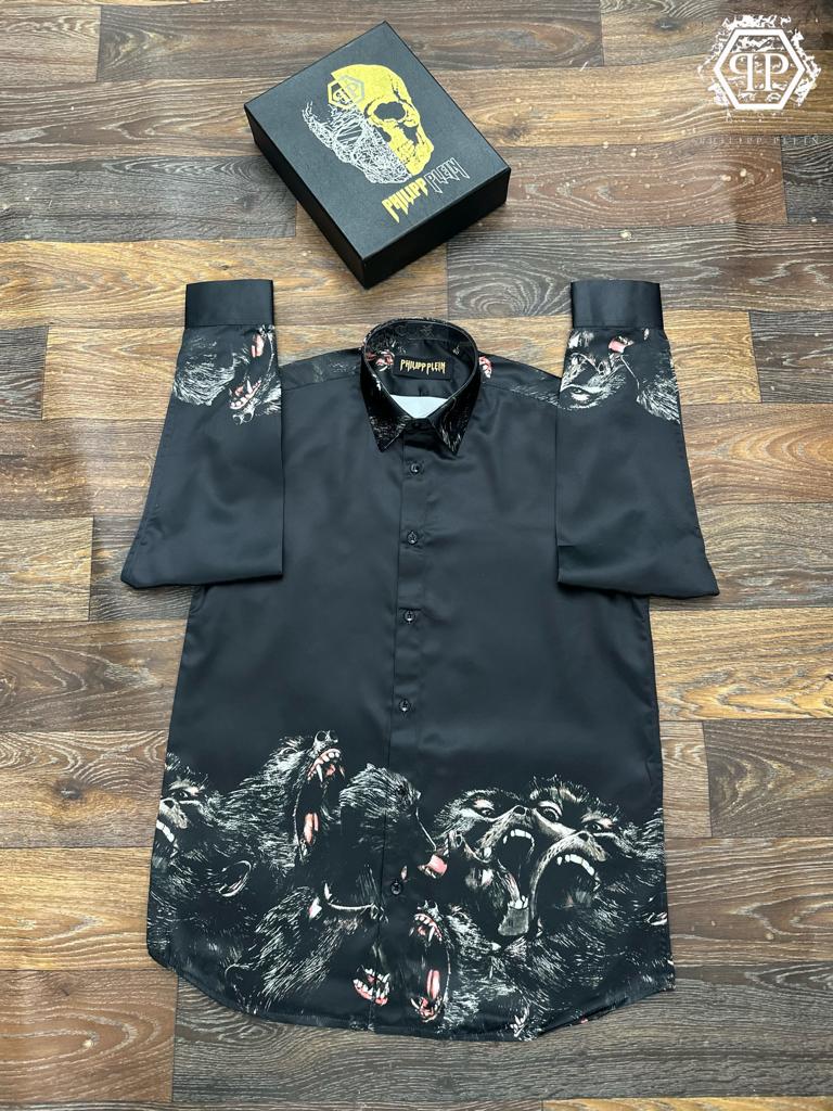 Philipp Plein Store Article Printed Black Shirt First Copy | Premium Replica - Image 2