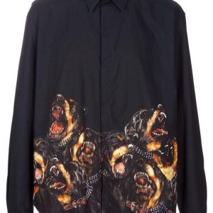 Philipp Plein Store Article Printed Dogs Shirt First Copy | Premium Replica