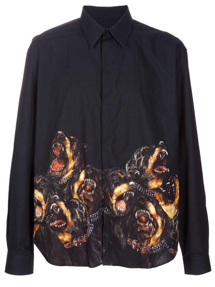 Philipp Plein Store Article Printed Dogs Shirt First Copy | Premium Replica