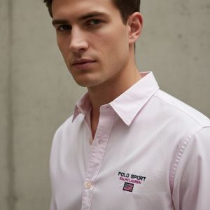 Ralph Lauren Imported Oxford Cotton Premium Shirt Pink First Copy | AAA+ Replica