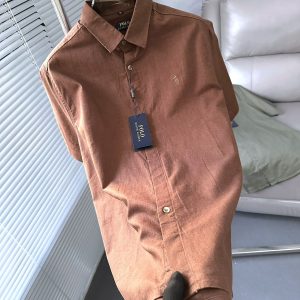 Ralph Lauren Premium Imported Linen Shirt Brown First Copy | AAA+ Replica