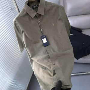 Ralph Lauren Premium Imported Linen Shirt Green First Copy | AAA+ Replica