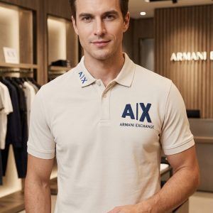 Armani Exchange Original Premium T-Shirt White First Copy