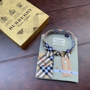 Burberry Exclusive Cotton Fabric Shirt Green