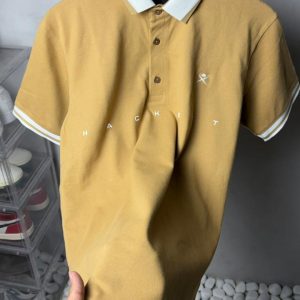 Hackett London Premium Polo T-Shirt Mustard First Copy