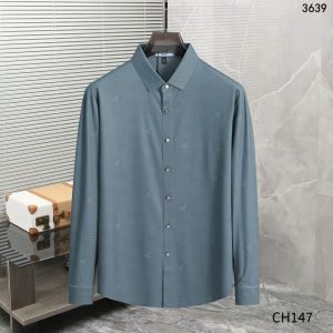 Prada Imported High End Authentic Brand Quality Shirt Blue