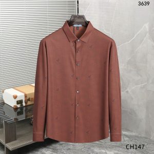 Prada Imported High End Authentic Brand Quality Shirt Brown