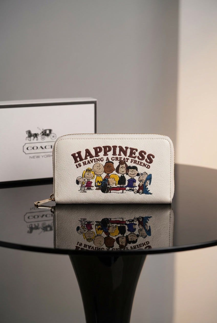 Premium COACH Long Wallet happiness