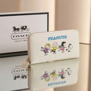 Premium COACH Long Wallet peanuts